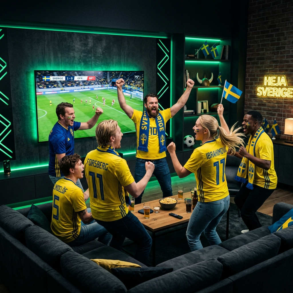 Fans njuter av 4K fotboll